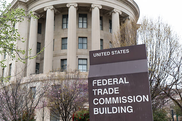 United States Federal Trade Commission Washington, DC, USA - March 25, 2016: United States Federal Trade Commission building in Washington, DC trader stock pictures, royalty-free photos & images