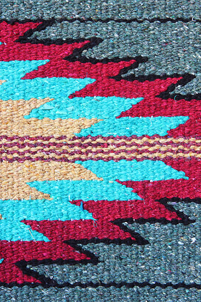 istock Navajo Blanket Rug Fabric Design 518656511