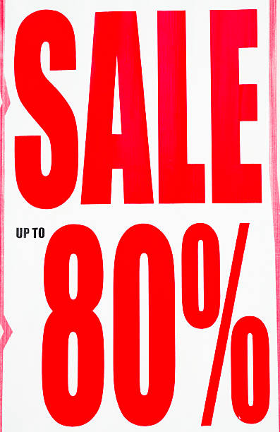 istock Sale up to 80 Percents Promotion Label 518656641
