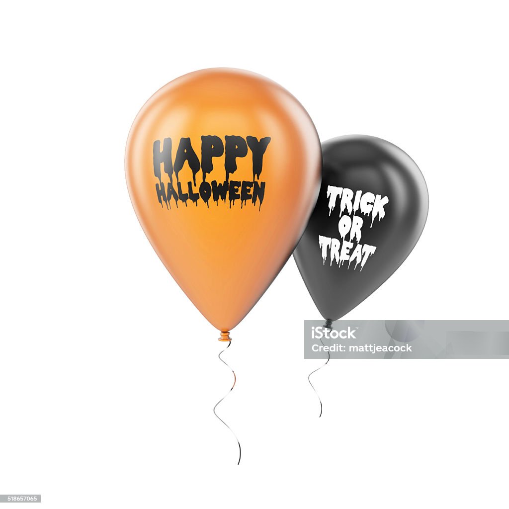 Halloween balloons Autumn Stock Photo