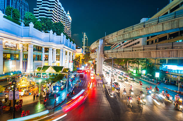istock Aerial cityscape view in Asia 518657881
