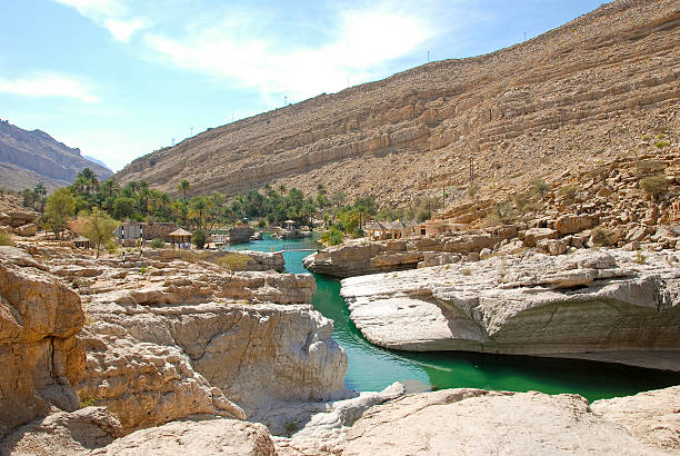 wadi bani khalid, d'ash sharqiyah région, oman - sharqiyah photos et images de collection