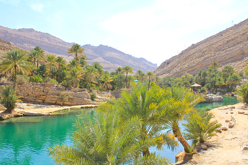 Wadi Bani Khalid, Ceniza Sharqiyah región, Omán photo