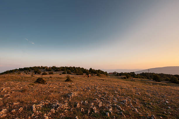 The mountain autumn landscape stock photo