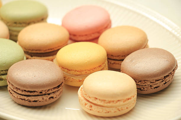 istock Macarons in pastel colors 518662158