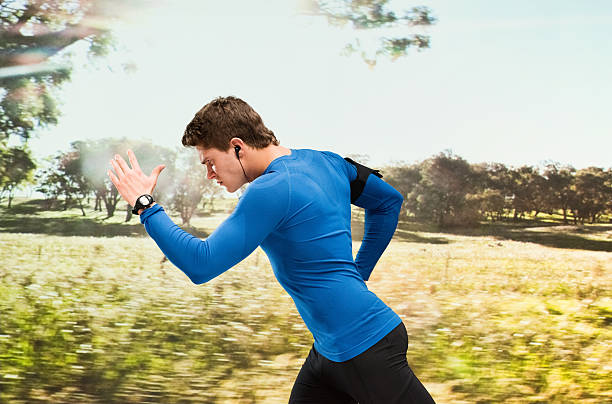 istock Male runner running outdoor 518674084
