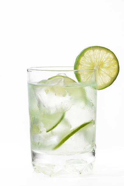 istock Glass of cold natural lemonade 518674192