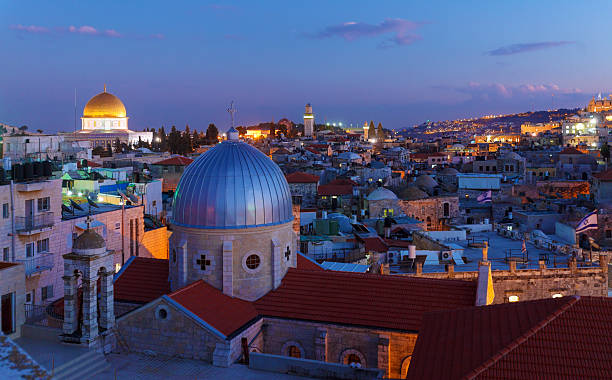 istock Jerusalem Old City at Night, Israel 518674877
