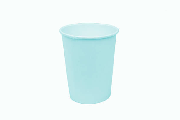 istock Color paper cup isolated on white background 518676274
