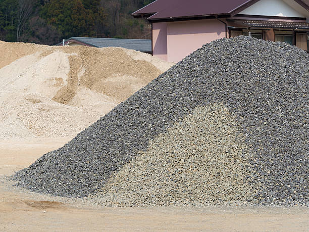 istock Gravel of material storage 518678010