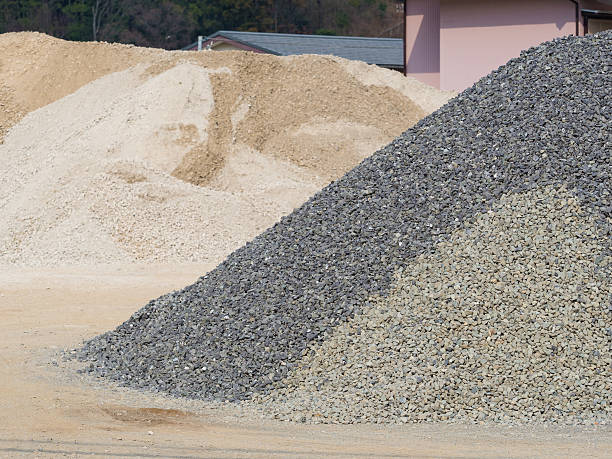istock Gravel of material storage 518678062