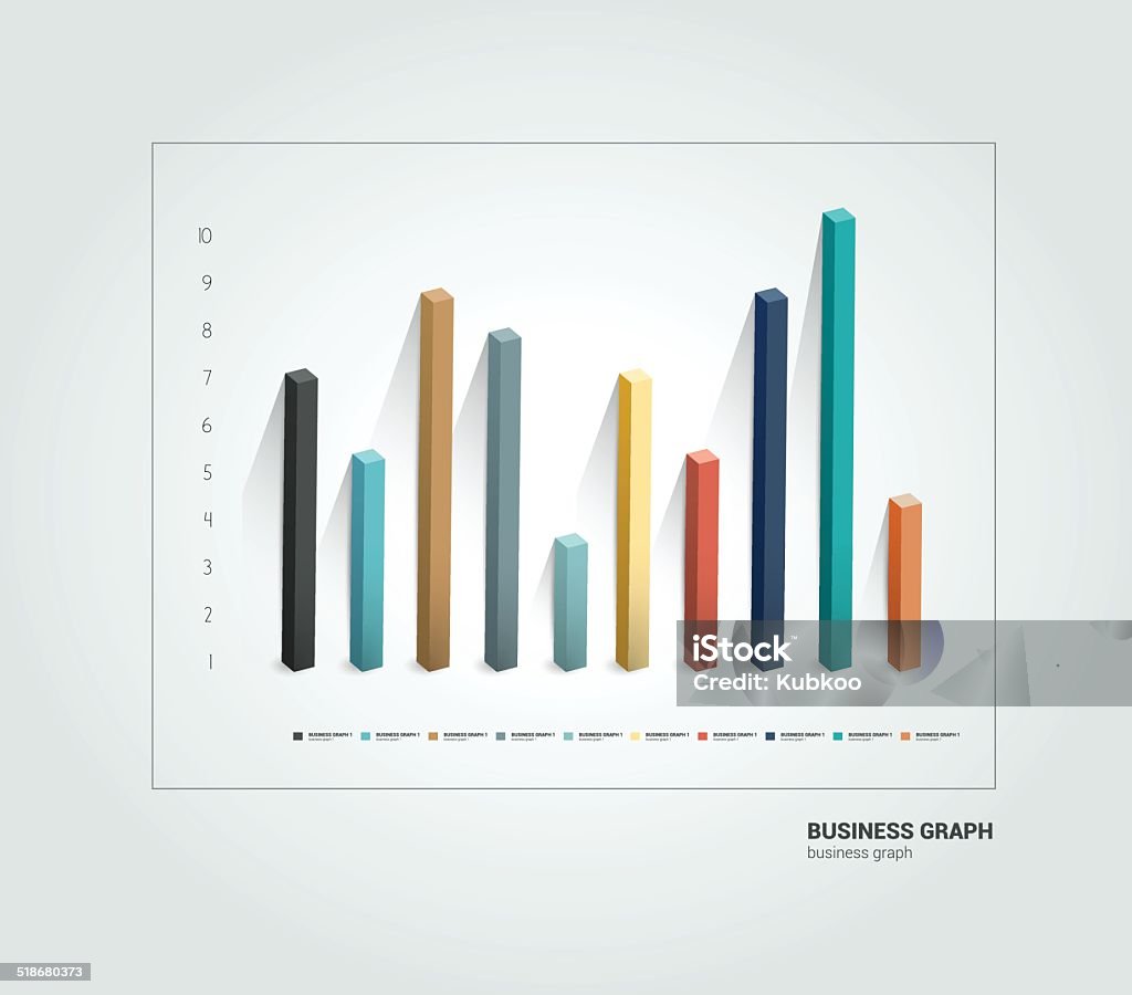Graph Chart Infographic Elements Stock Illustration - Download Image ...
