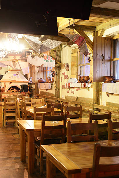 istock european restaurant in bright colors 518680669