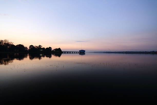 istock Reservoir Dokkrai view sunset Water reflection 518680892