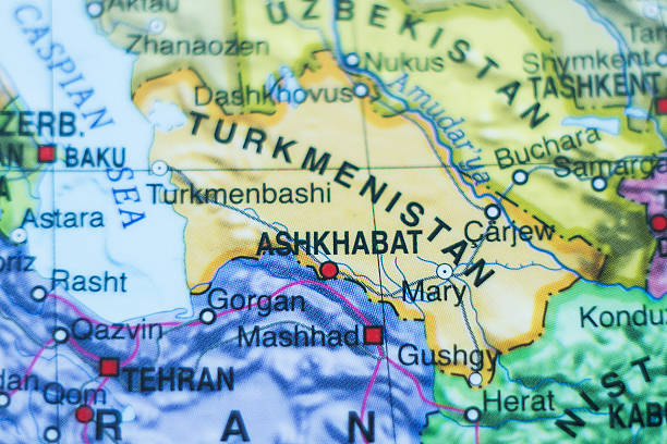 istock Turkmenistan country map . 518682738
