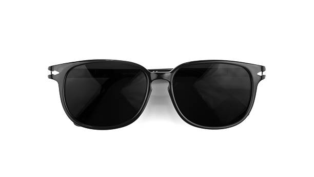istock Top view of sunglasses isolated on white background 518685436