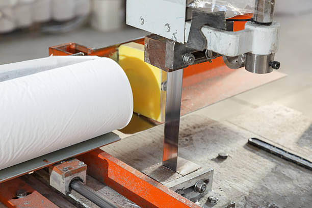 istock Process of various paper products manufacturing 518686764