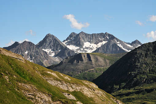 Mountain peak in Austria, near Grosslockner