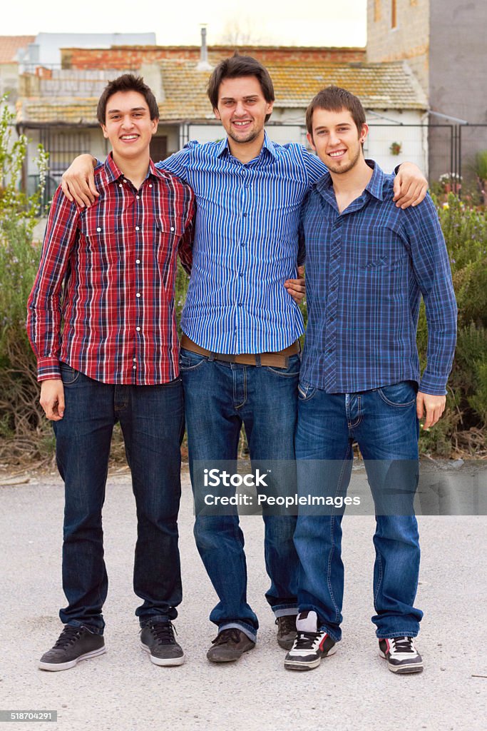 Liebe zwischen brothers - Lizenzfrei Männer Stock-Foto