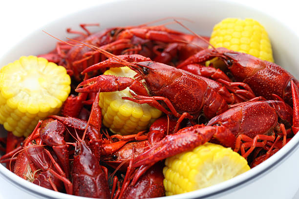 istock boiled crawfish, clayfish party 518705277