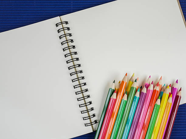 istock Color pencil and notebook 15 518706338
