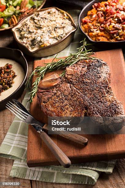 Porterhouse Steak Stock Photo - Download Image Now - American Culture, Beef, Bowl