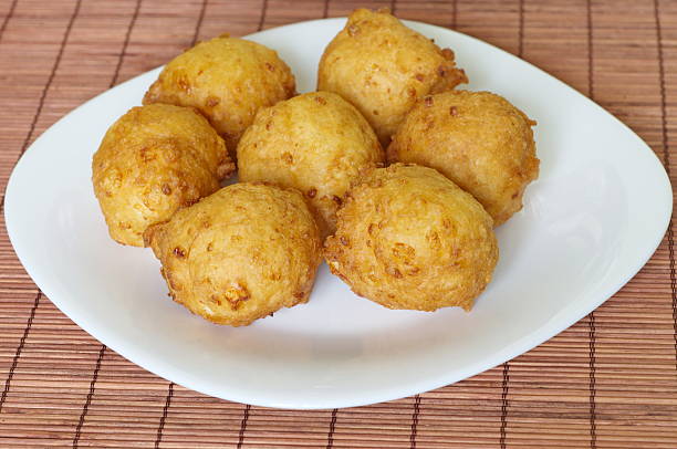 istock Homemade cottage cheese donuts on a plate 518711158