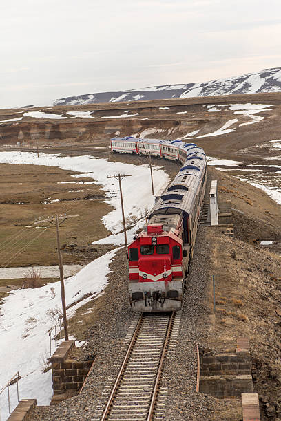 istock train travelling from kars to sarikamis in turkey 518712294