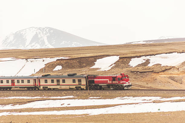 istock train travelling from kars to sarikamis in turkey 518712794
