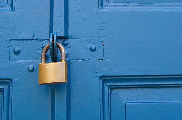 istock The door was locked. 518717233