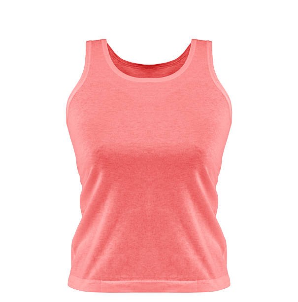 istock Pink women shirt. Front view. 518717461