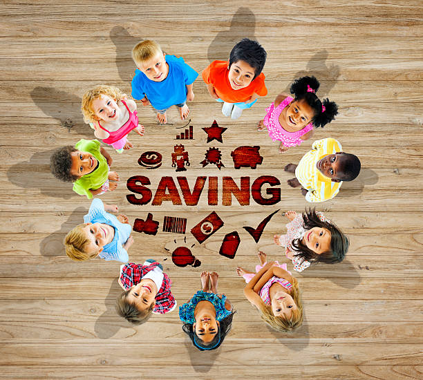 istock Multiethnic Group of Children with Saving Concept 518718445