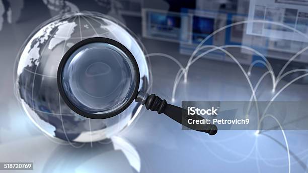 Search Stock Photo - Download Image Now - Abstract, Cartography, Data