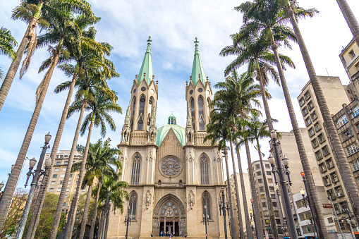 Catedral de sé en Sao Paulo, Brasil photo