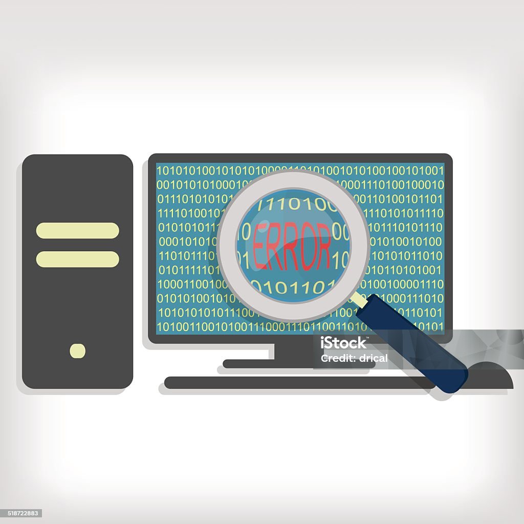 Pc Error Code Stock Illustration - Download Image Now - Advice ...