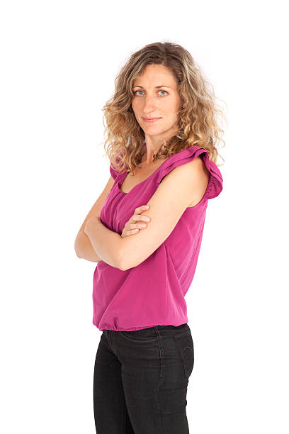 istock Beautiful woman doing different expressions in different sets of clothes 518723425