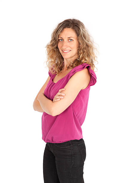 istock Beautiful woman doing different expressions in different sets of clothes 518723467