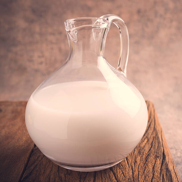 istock Fresh rice milk in a glass pitcher 518726462