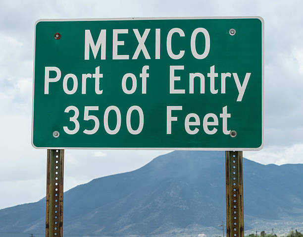 istock Mexico port of entry sign 518727994