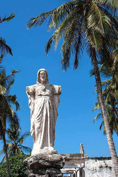 istock Sacred Heart of Jesus statue with broken arms 518729736