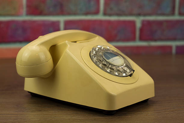 istock Old retro style rotary telephone 518730514