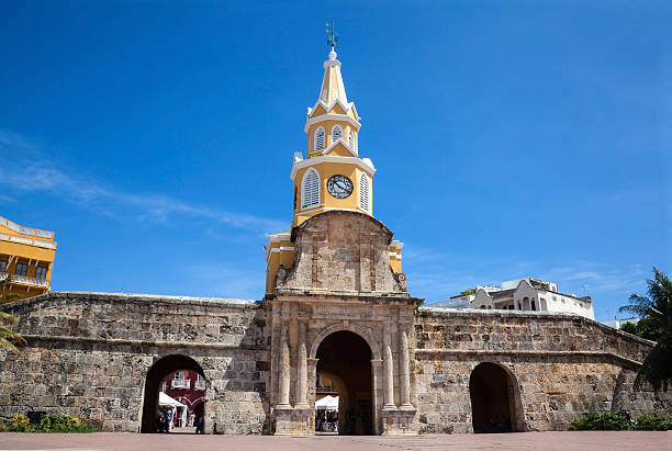 istock Public Clock Tower in Cartagena de Indias 518731972