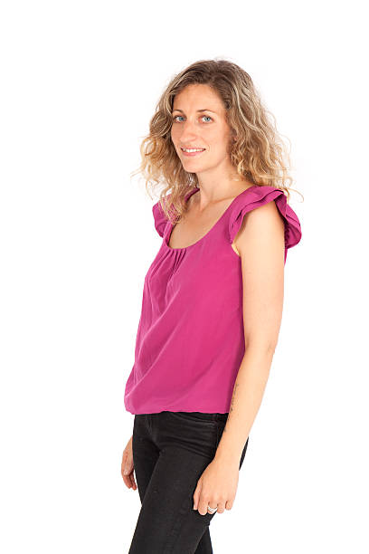 istock Beautiful woman doing different expressions in different sets of clothes 518732477