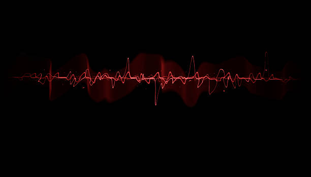 heart beat You could use this design for anything cool. I personally think it's a heartbeat, but it could be sound waves, or any type of waves. sound wave photos stock pictures, royalty-free photos & images