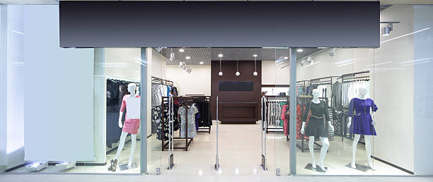 istock window of beautiful european store 518733857