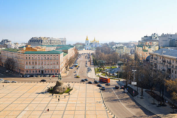 istock View of Saint Sofia's Square Kiev, Ukraine 518735724