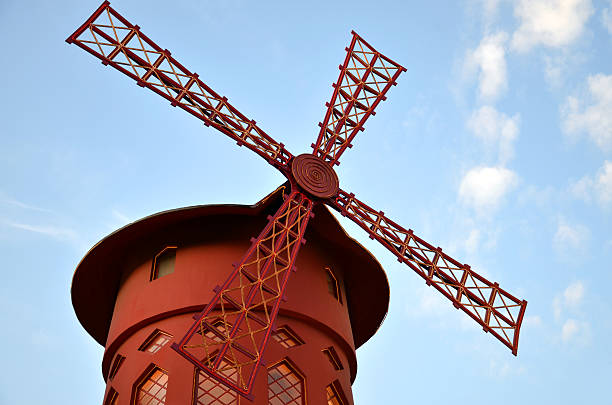moulin rouge, uma das mais populares atrações turísticas - gogo bar - fotografias e filmes do acervo