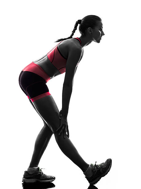 istock woman runner running jogger jogging  silhouette 518752241