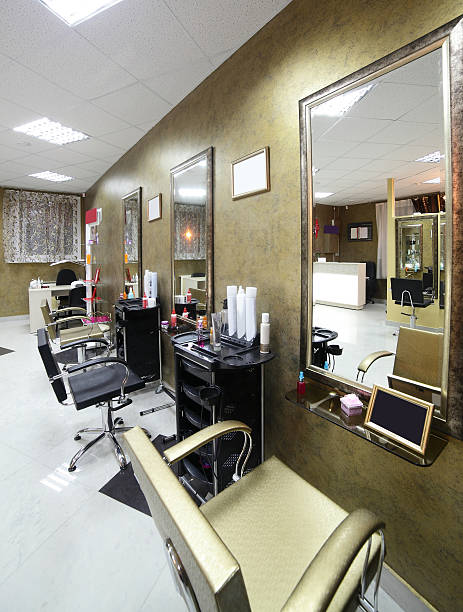 istock interior of modern beauty salon 518754101