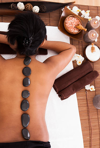 istock Young Woman Relaxing In A Spa Treatment 518754209